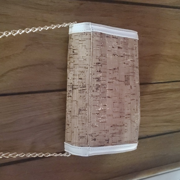 NWOT Anne Klein Cork Designer Wallet Crossbody Bag - Picture 5 of 8